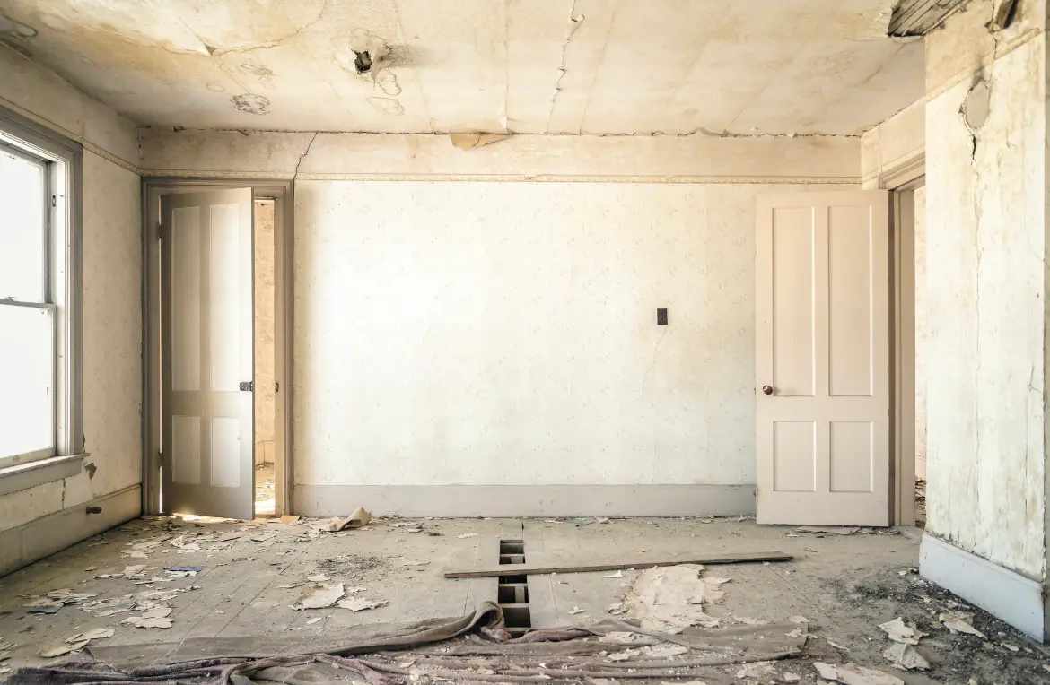 Waste disposal crew managing a cleanout project in Carbondale